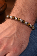 The Imperial – Luxury Tiger Eye & Hematite Men’s Bracelet
