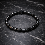 Hematite Cross Bracelet – Protection & Strength | Apashu