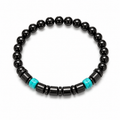 Black Onyx & Turquoise Bracelet 🍃