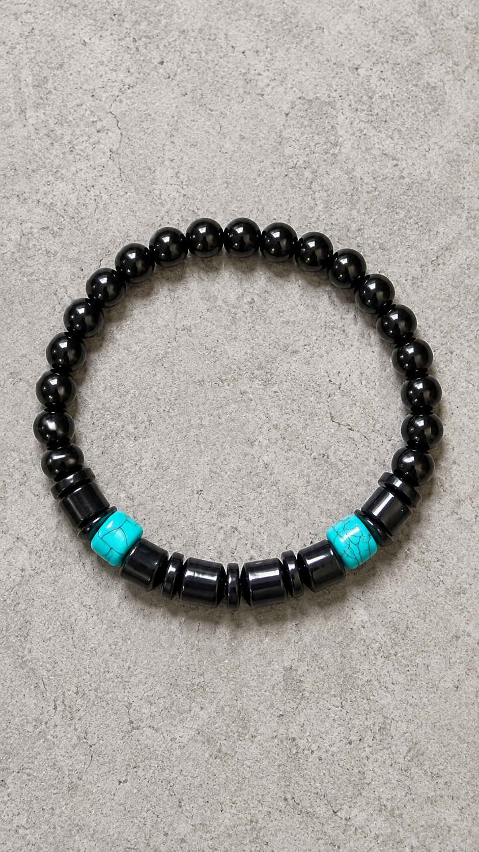 Black Onyx & Turquoise Bracelet 🍃
