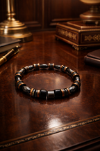 Premium Hematite & Black Onyx Bracelet for Men