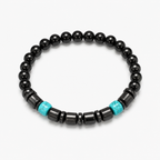 Black Onyx & Turquoise Bracelet 🍃