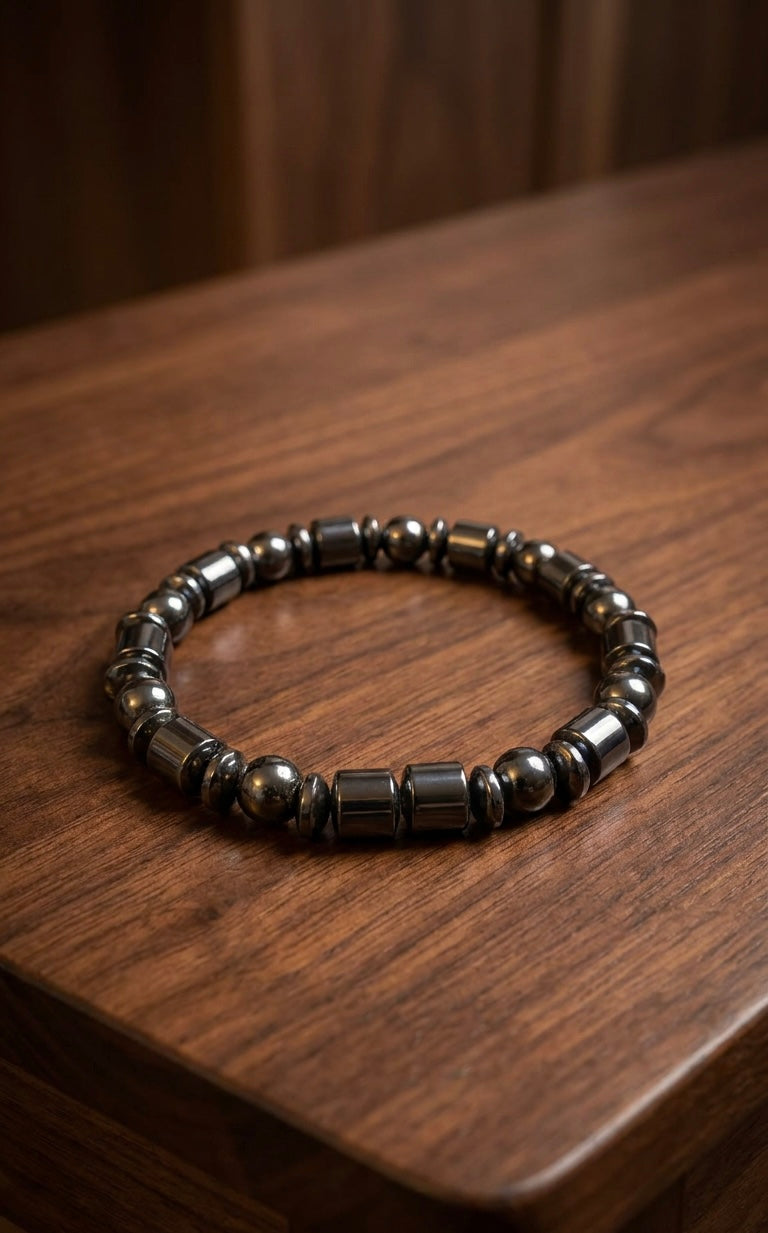Luxury Hematite Bracelet – 19 cm – Any Size Available