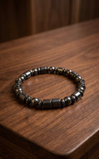Luxury Hematite Bracelet – 19 cm – Any Size Available