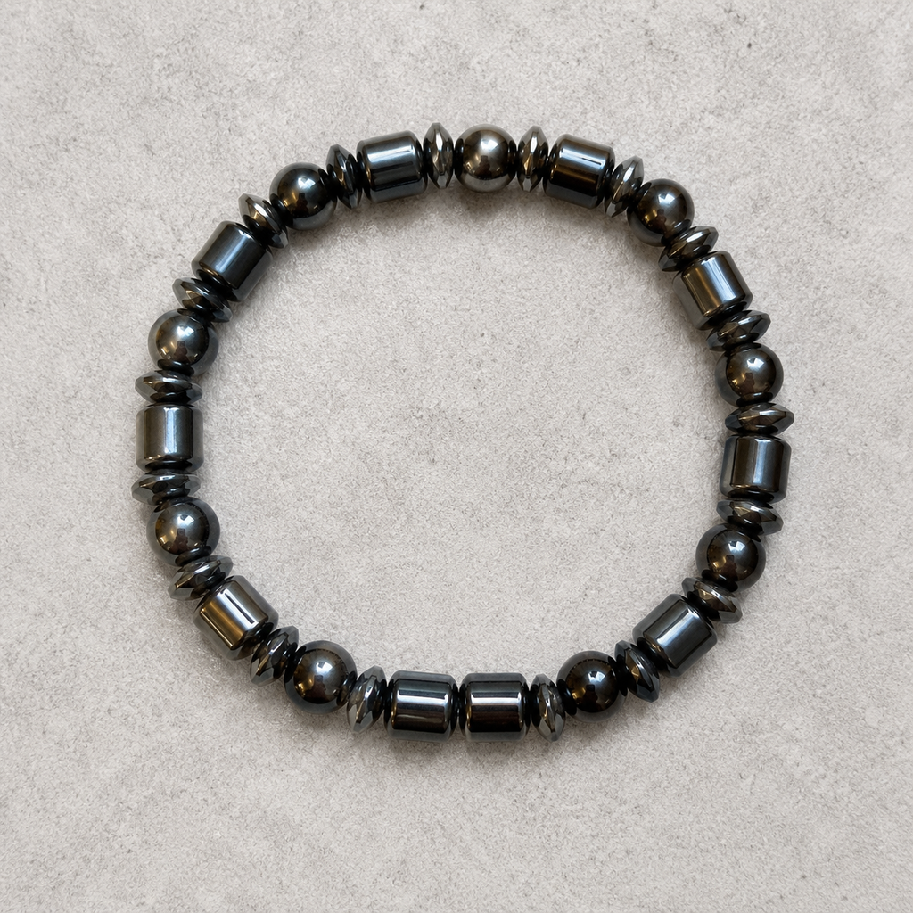Luxury Hematite Bracelet – 19 cm – Any Size Available