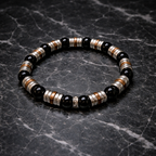 Luxury Onyx & Hematite Bracelet