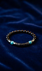 Black Onyx & Turquoise Bracelet 🍃
