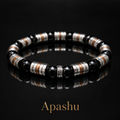 Luxury Onyx & Hematite Bracelet