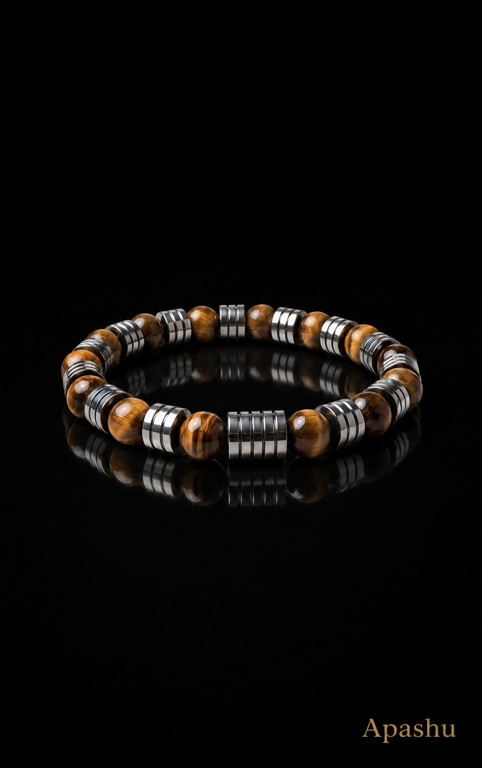 The Imperial – Luxury Tiger Eye & Hematite Men’s Bracelet