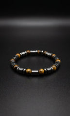 Luxury Tiger’s Eye & Hematite Bracelet