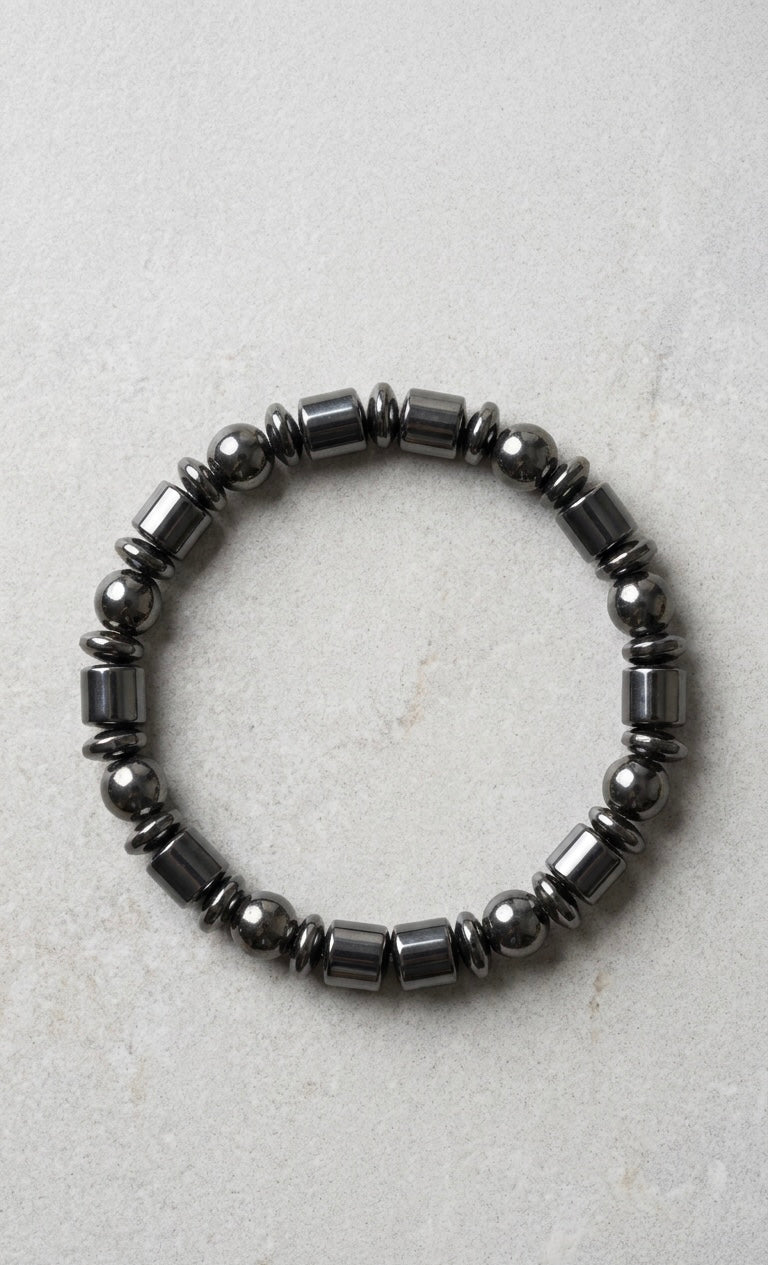 Luxury Hematite Bracelet – 19 cm – Any Size Available