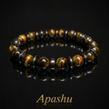Natural Tiger Eye Men's Bracelet – Custom Size