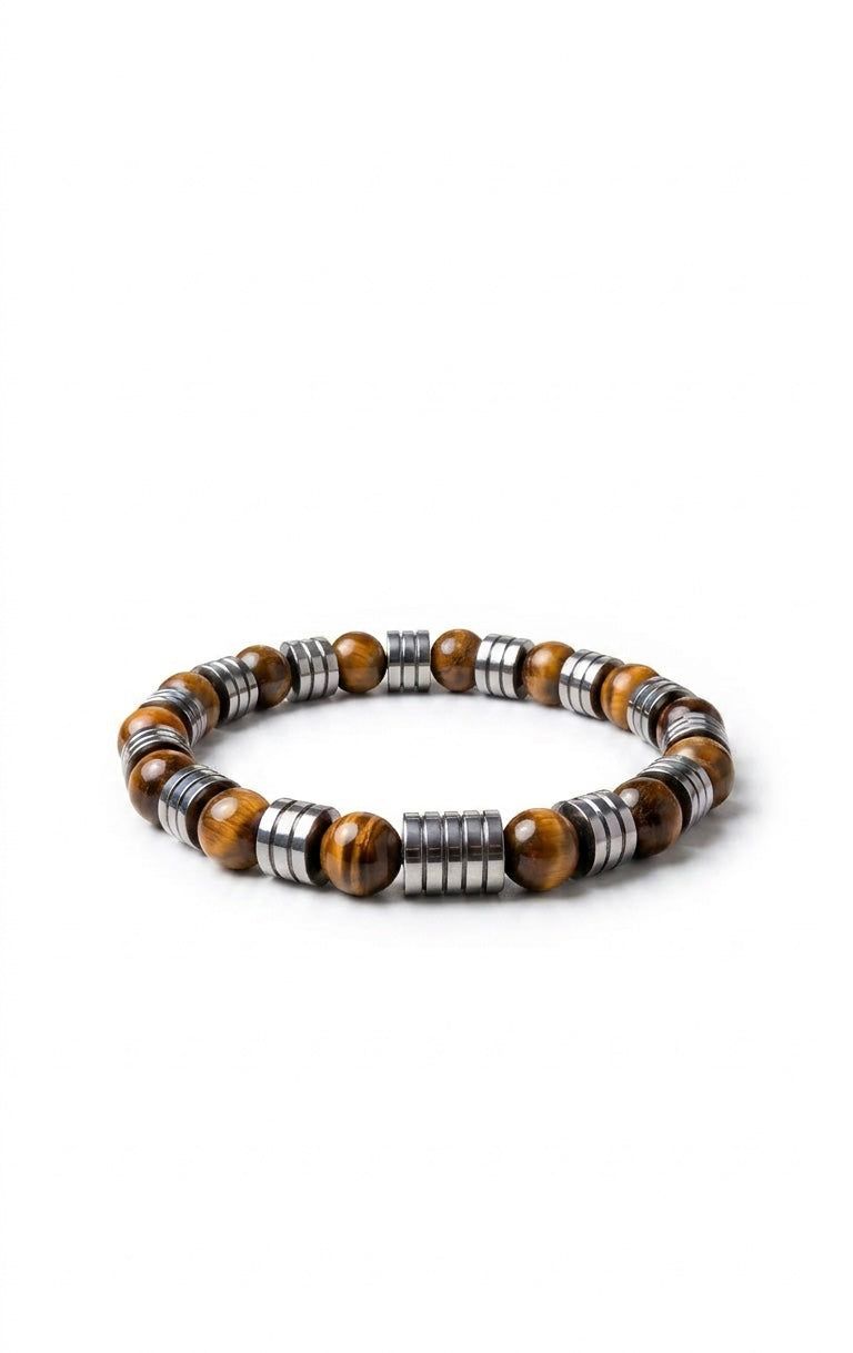 The Imperial – Luxury Tiger Eye & Hematite Men’s Bracelet