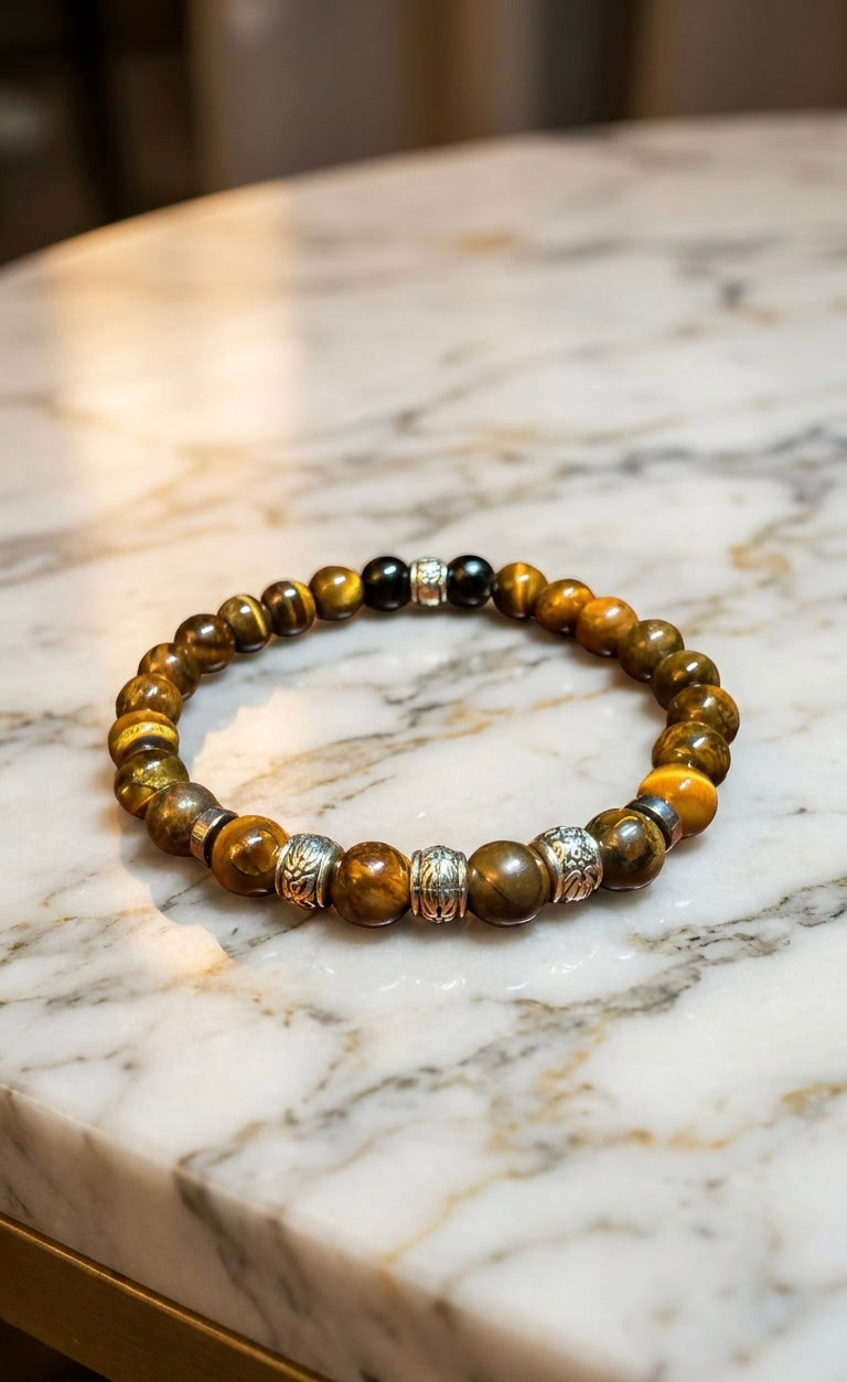 Luxury Tiger Eye Bracelet – 19 cm – Any Size Available