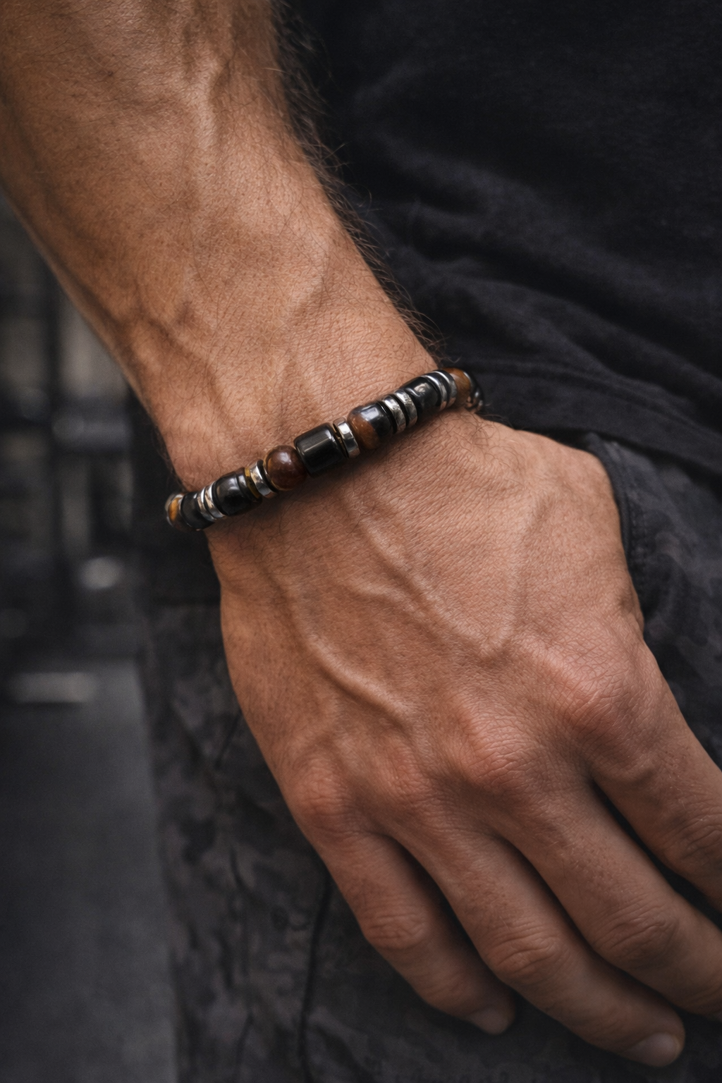 Luxury Tiger’s Eye & Hematite Bracelet
