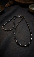 Black Onyx & Hematite Necklace –26 Inch /Any Size Available