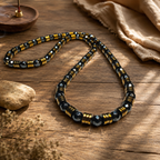 Men’s Faceted Hematite Necklace – 8mm Beads – 26” Slip-On – Custom Length Available