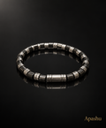 Men’s Bracelet – Stainless Steel & Hematite Style – 19 cm – Unisex