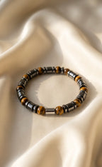 Luxury Tiger’s Eye & Hematite Bracelet