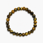 Natural Tiger Eye Bracelet 8mm | Men’s Gemstone Bracelet | 19cm | Handmade Natural Stone Jewellery