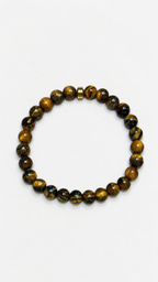 Natural Tiger Eye Bracelet 8mm | Men’s Gemstone Bracelet | 19cm | Handmade Natural Stone Jewellery