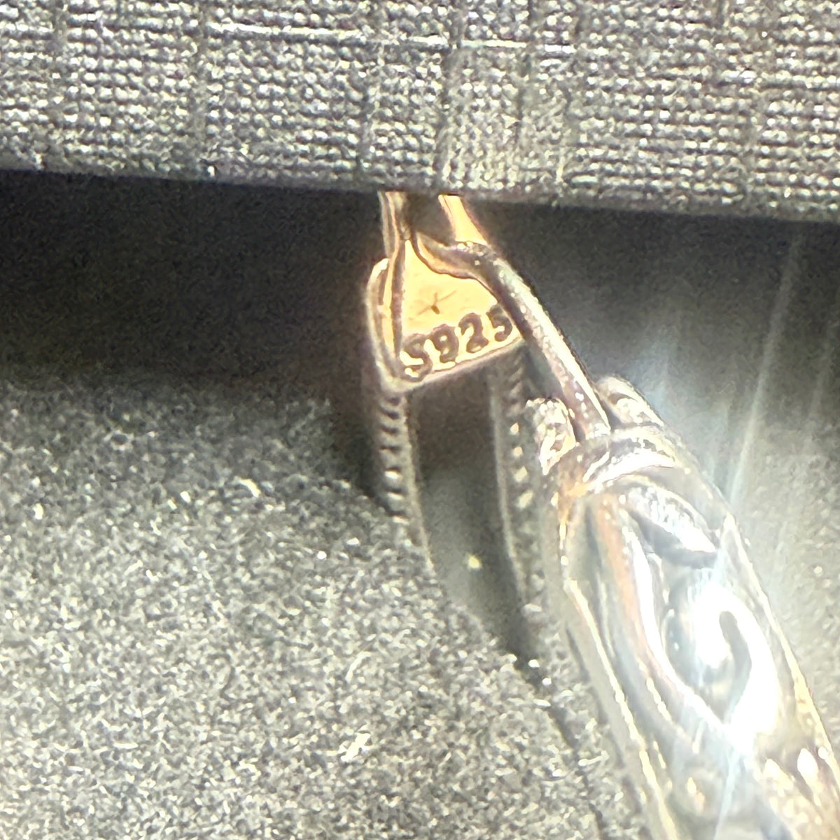 925 Sterling Silver Ornate Hoop Earrings for Women – 30mm