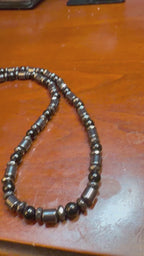 Black Onyx & Hematite Necklace –26 Inch /Any Size Available